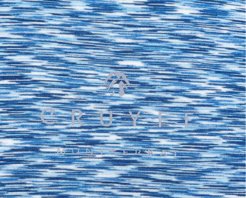 Cruyff Men's Montserrat Space Tech Short Sleeve T-Shirt in Navy/Multi Muline-2